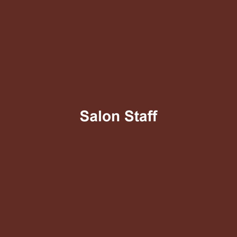 Salon Staff