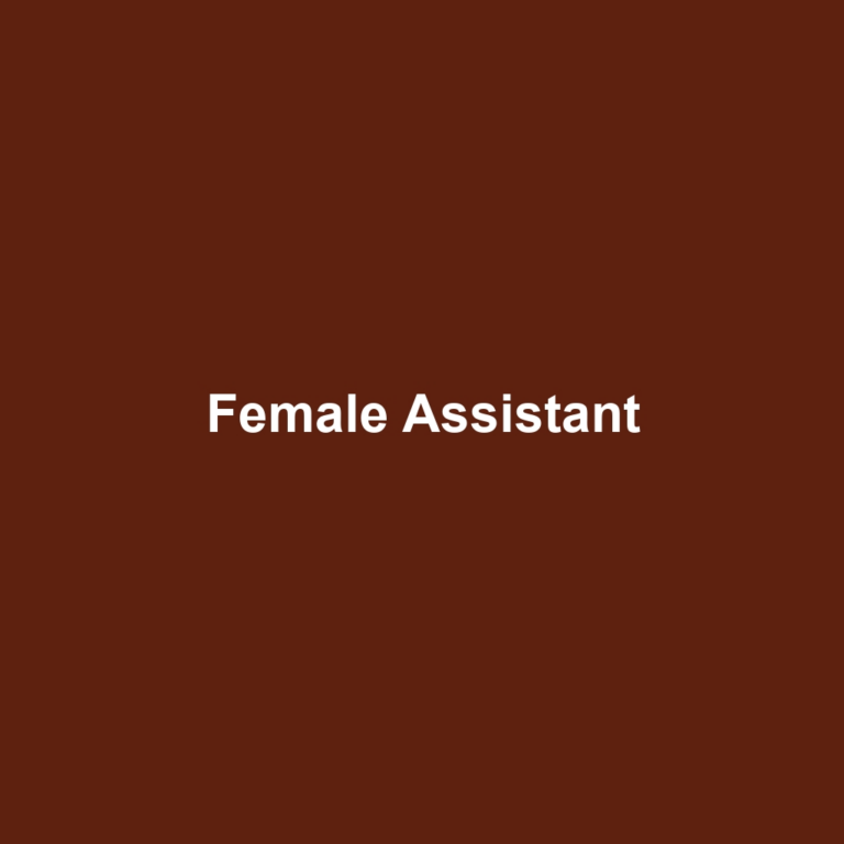 Female Assistant