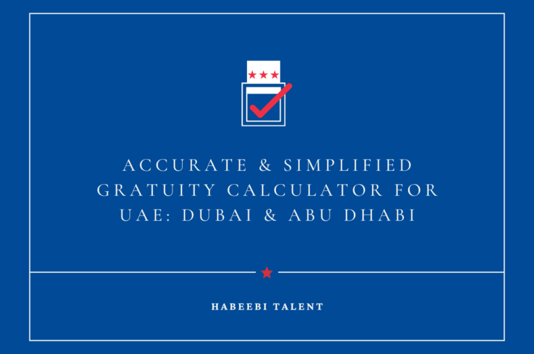 Gratuity Calculator for UAE