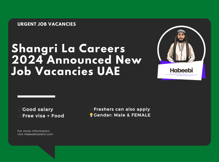 Shangri La Careers 2024 Announced New Job Vacancies UAE