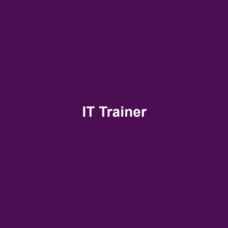 IT Trainer